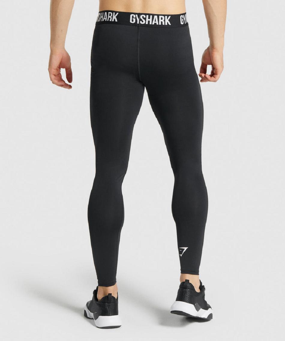 Leggins Gymshark Element Baselayer Hombre Negras | CO 3937BEX